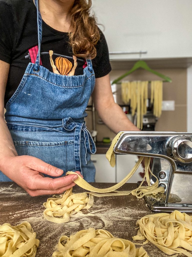 Domáce tagliatelle